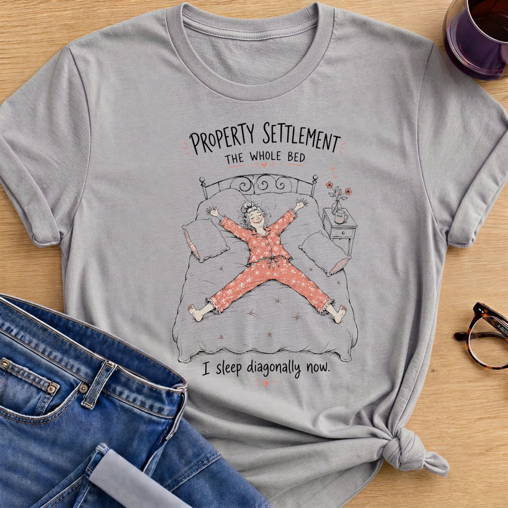 The Whole Bed T-Shirt - Sport Grey