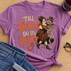Till Death do Us Party T-Shirt - Heather Radiant Orchid
