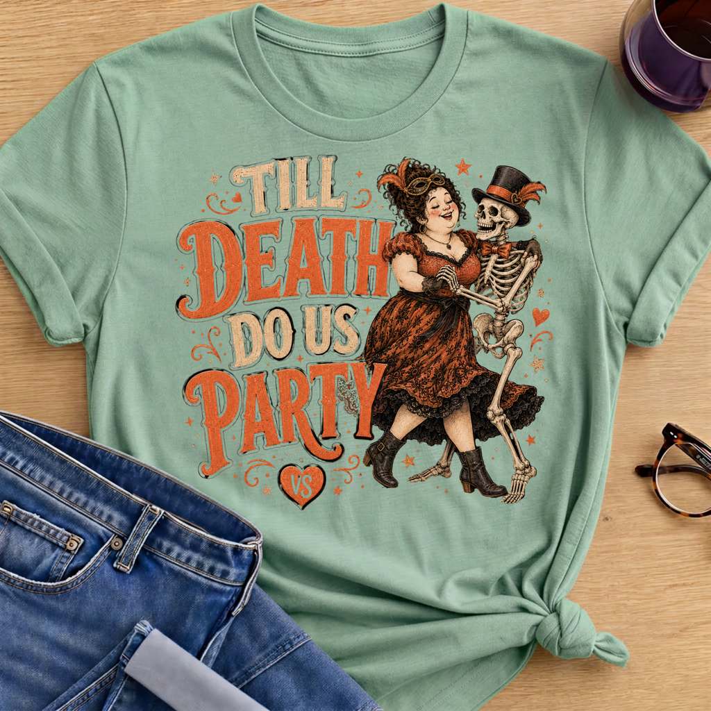 Till Death do Us Party T-Shirt - Mint Green