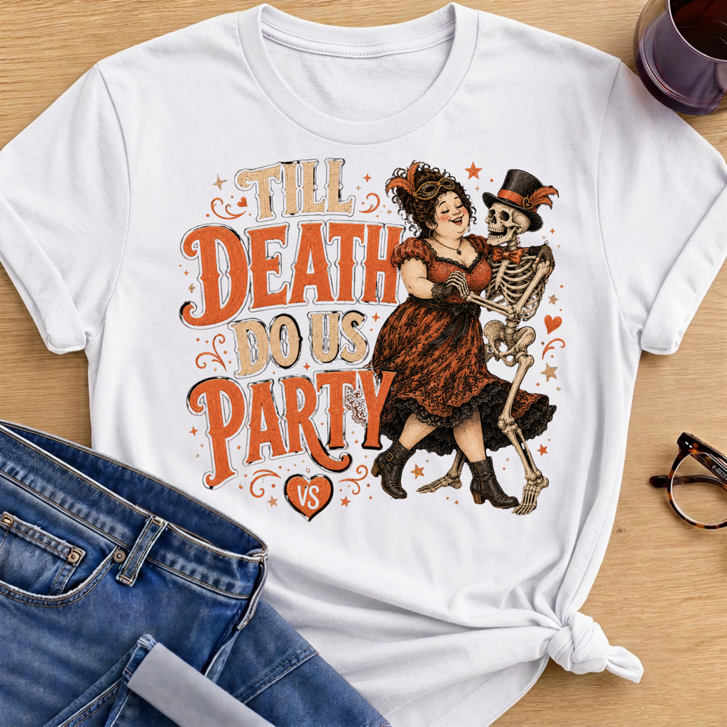 Till Death do Us Party T-Shirt - White