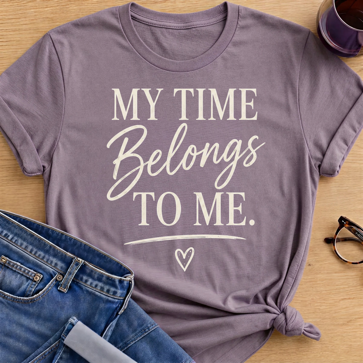 Time Belongs T-Shirt - Paragon