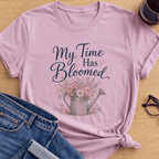 Time has Bloomed T-Shirt - Light Pink