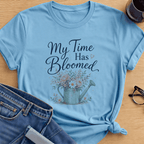 Time has Bloomed T-Shirt - Sky