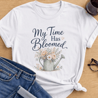 Time has Bloomed T-Shirt - White