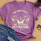 Two Good People T-Shirt - Heather Radiant Orchid