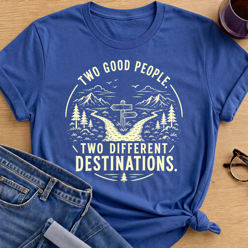 Two Good People T-Shirt - Royal