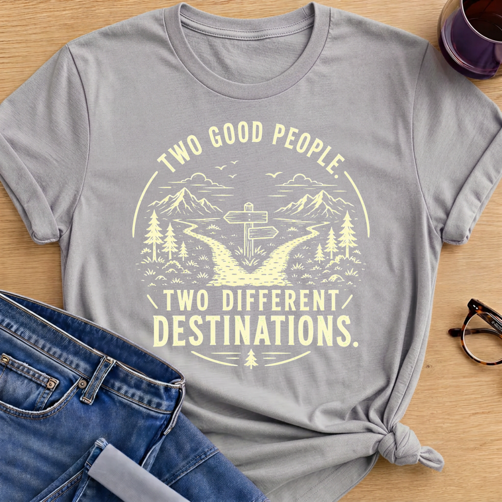 Two Good People T-Shirt - Sport Grey