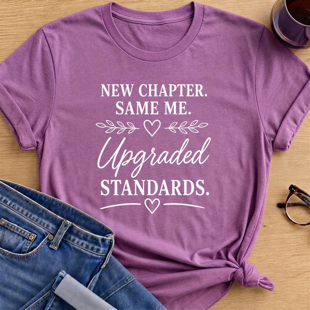 Upgraded Standards T-Shirt - Heather Radiant Orchid