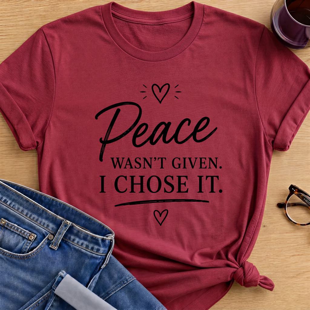 Visual Volume T-Shirt - Antique Cherry Red